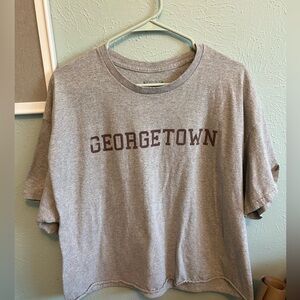 Georgetown, Washington DC cropped t-shirt (Size XL)